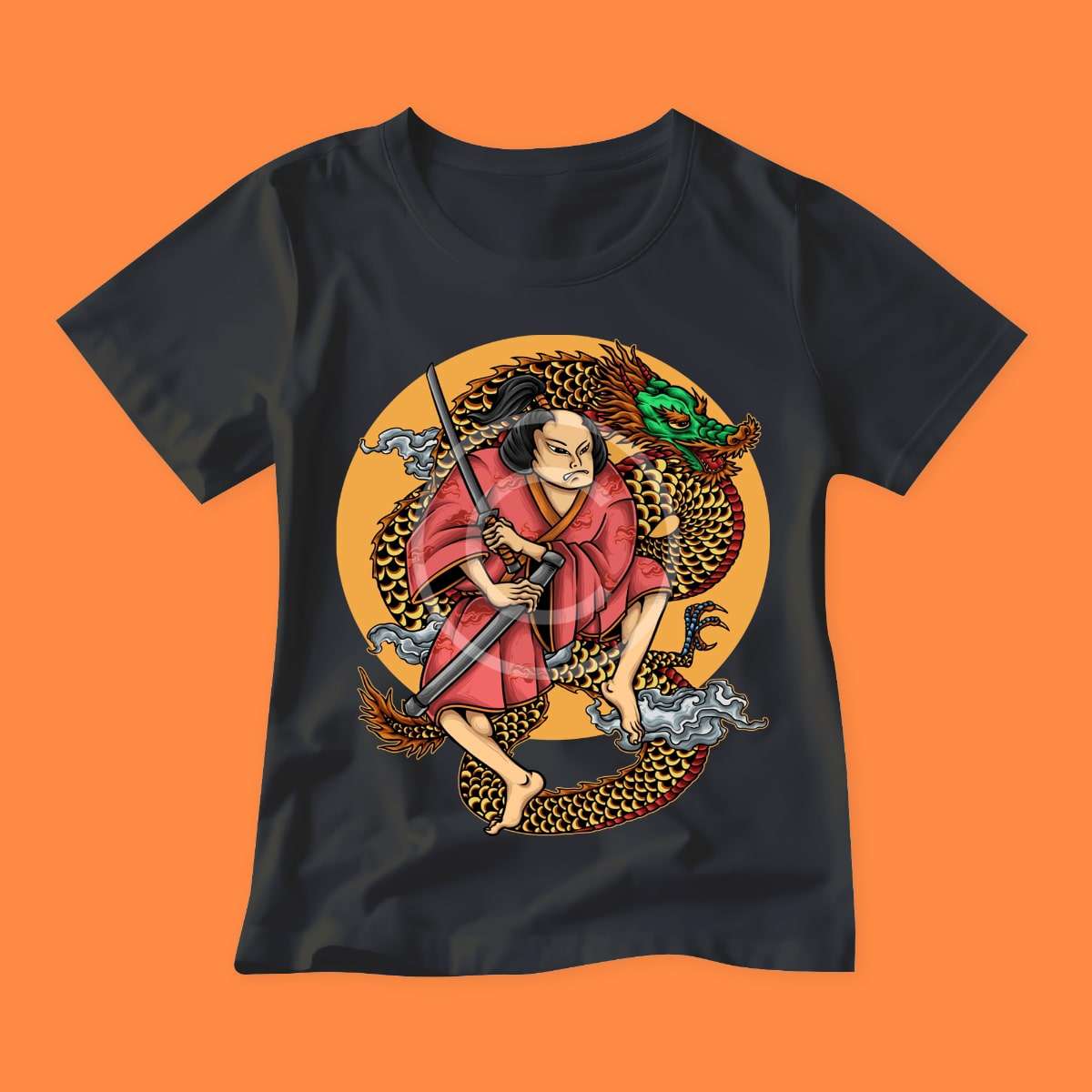 Samurai print